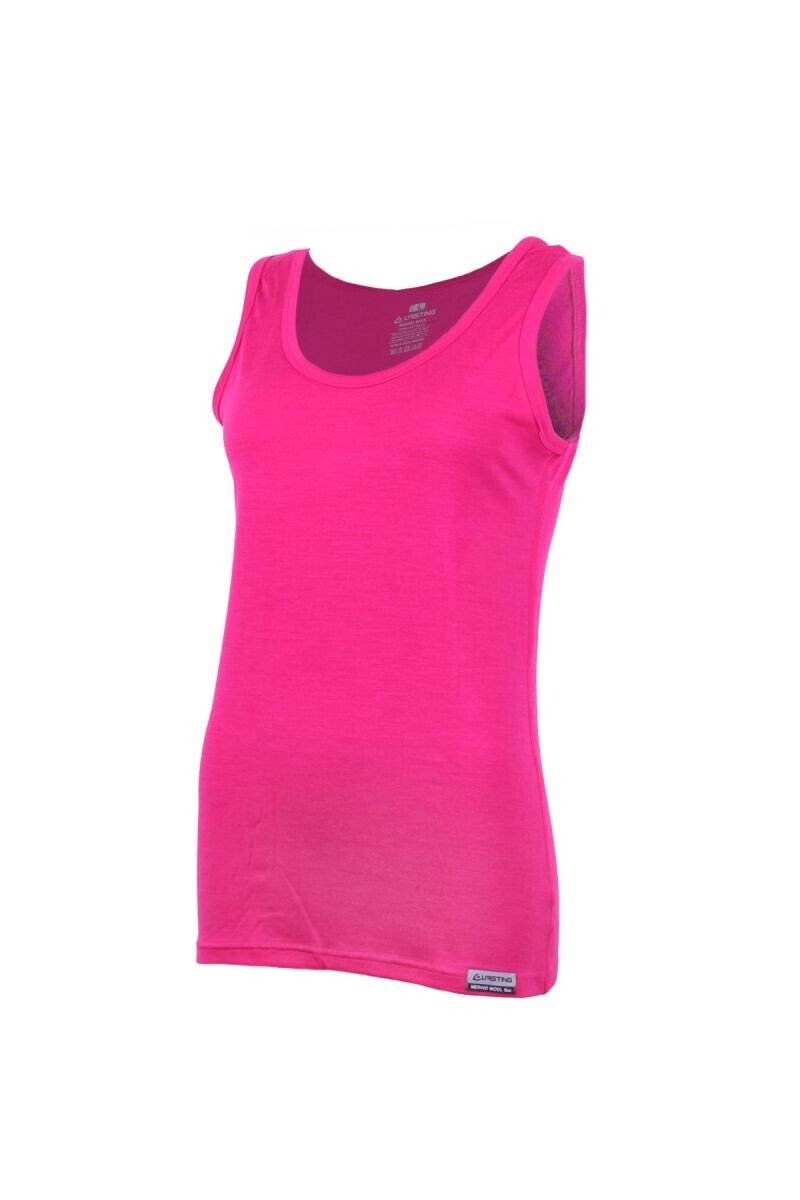 Lasting dámske merino tielko BARA 4747 ružová Veľkosť: L 8596445015553