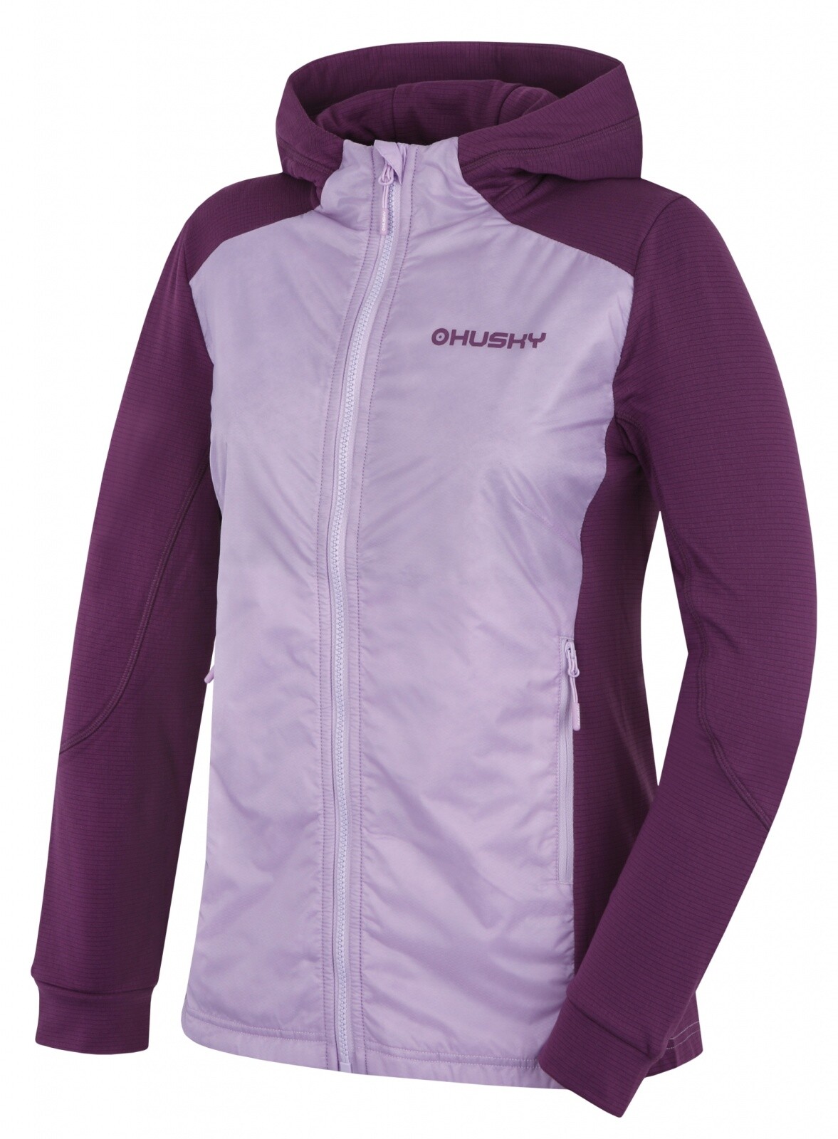 Husky Dámska mikina na zips Any L purple Veľkosť: L