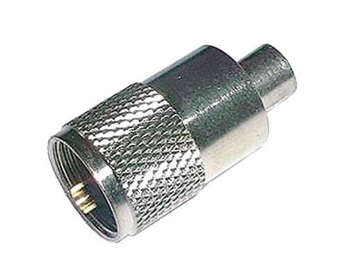 Konektor UHF (PL) kábel  5mm (RG58) samořez.-twist on