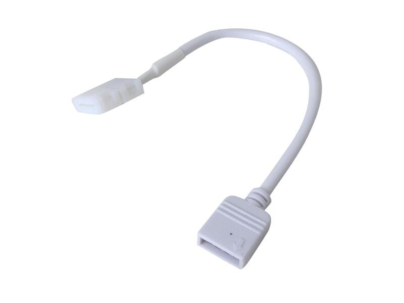 Káblová prepojka RGB CLIP-zásuvka 4-Pin 10 mm, dĺžka 15cm