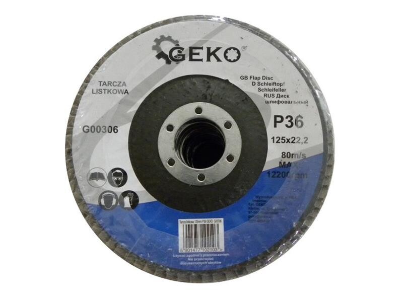 Kotúč na kov lamelový 125mm P36 GEKO G00306