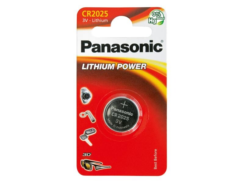 Batérie CR2025 PANASONIC lítiová 1ks / blister