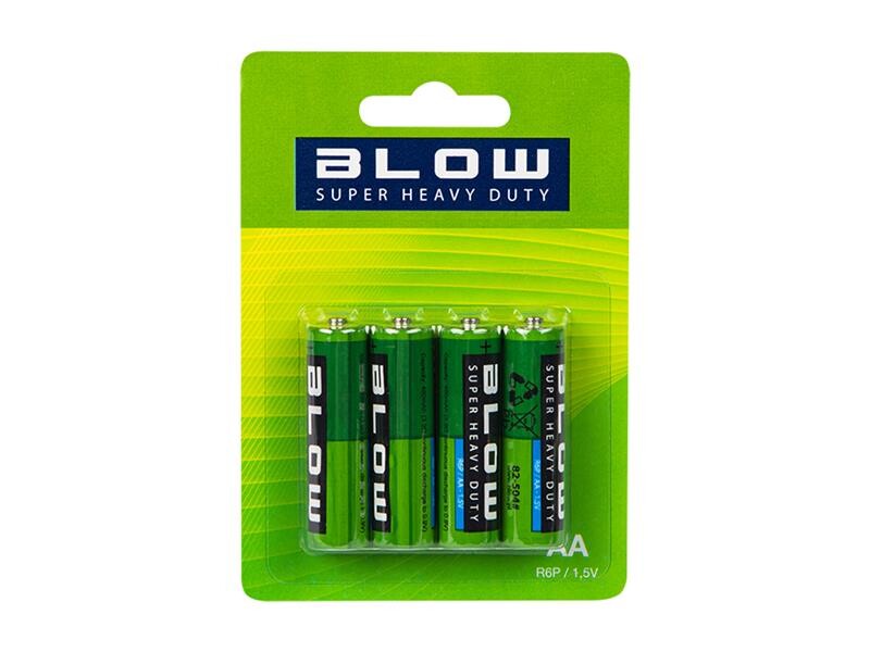 Batéria AA (LR6) Zn-Cl BLOW Super Heavy Duty 4ks / blister