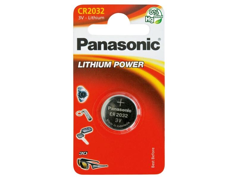 Batéria CR2032 PANASONIC lítiová 1ks / blister