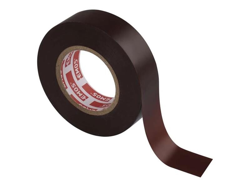 Páska izolačná PVC 19mm/20m hnedá EMOS 1ks