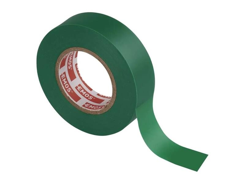 Páska izolačná PVC 19mm/20m zelená EMOS 1ks