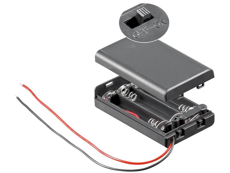 Puzdro na batérie GOOBAY 48143 3xAAA