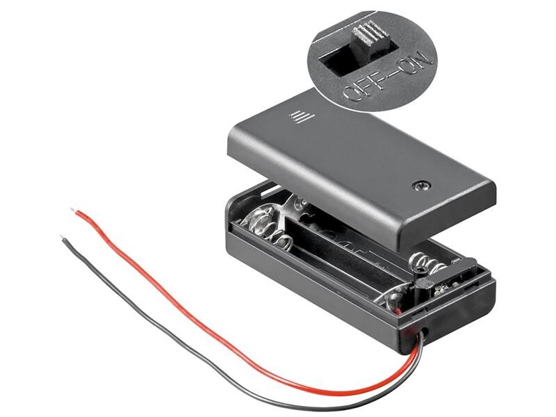 Puzdro na batérie GOOBAY 12443 2xAA