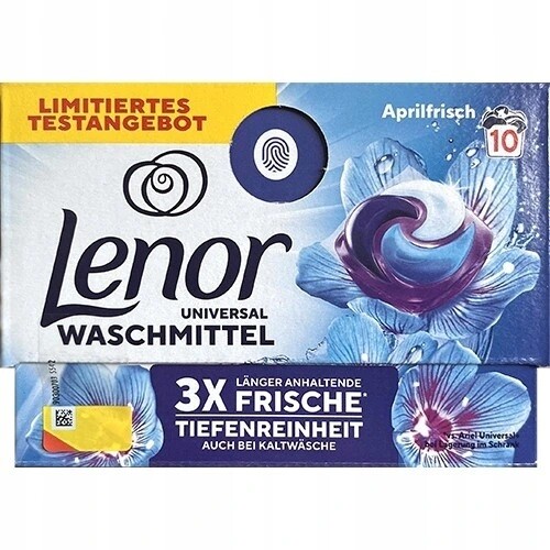 Lenor  Aprilfrisch univerzálné pracie kapsule 10ks