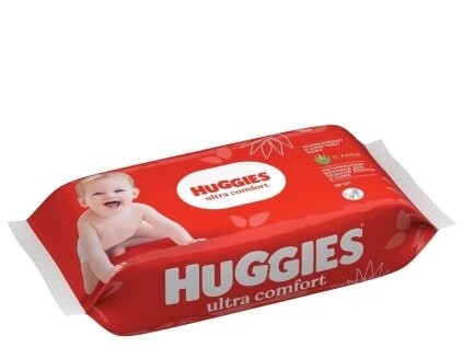 Huggies vlhčené utierky Ultra Comfort with Aloe Vera 56 ks