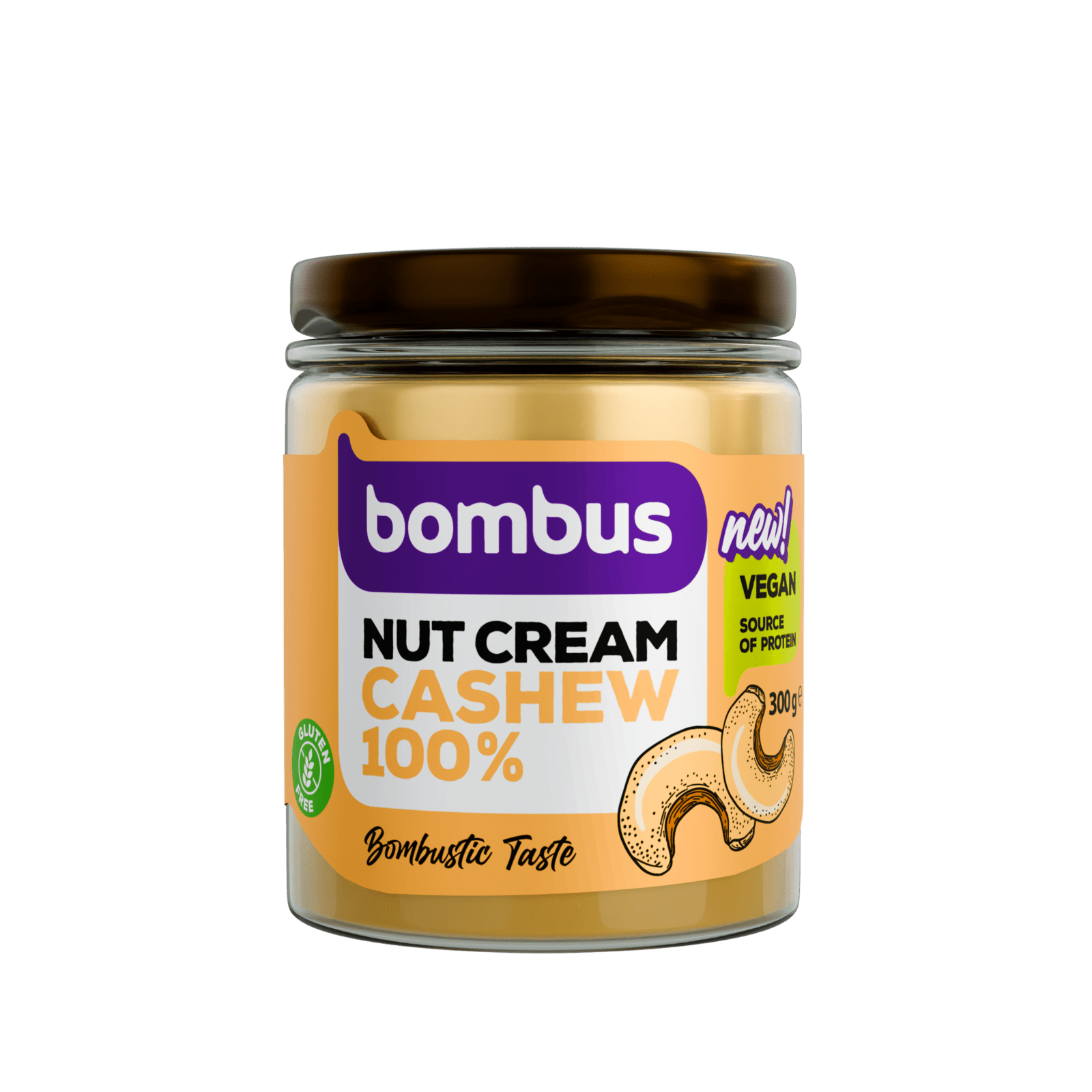 BOMBUS Nut cream - Cashew 100% 300 g