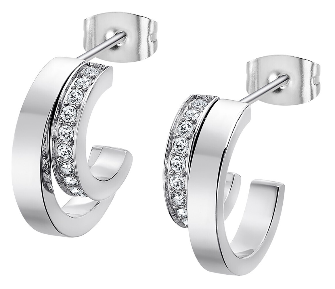 Lotus Style Trblietavé polkruhové náušnice Urban Woman LS2322-4/1