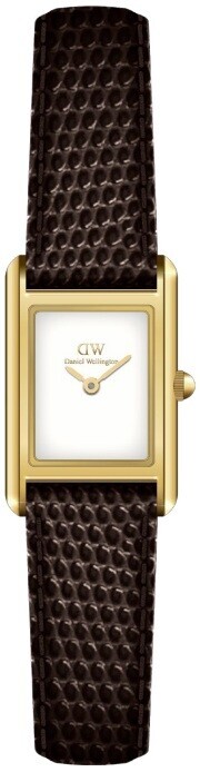 Daniel Wellington Bound Mini 17x26 Dark Brown Lizard White G DW00100904