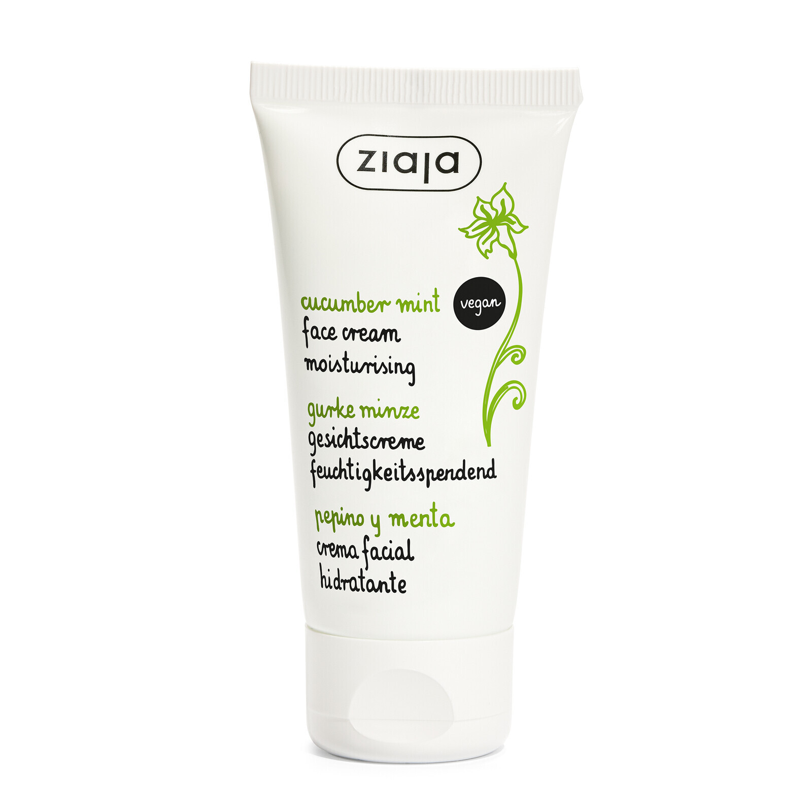 Ziaja Hydratačný pleťový krém SPF 6 Cucumber Mint (Moisturising Face Cream) 50 ml