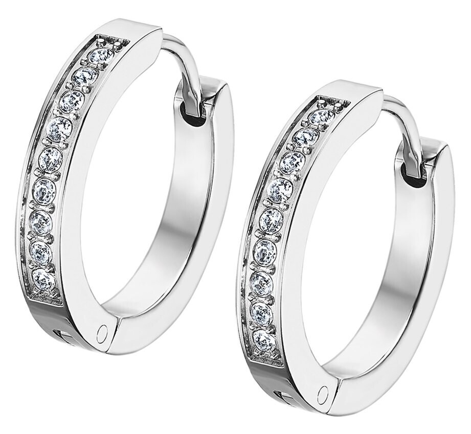 Lotus Style Kruhové oceľové náušnice Urban Woman LS2329-4/1