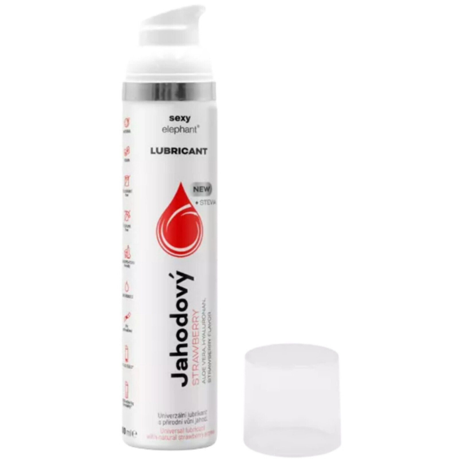 Sexy Elephant Jahodový lubrikačný gél 100 ml