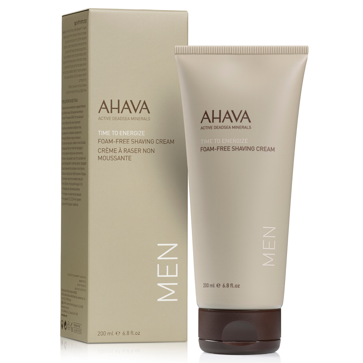 AHAVA Krém na holenie Time to Energize (Foam-Free Shaving Cream) 200 ml