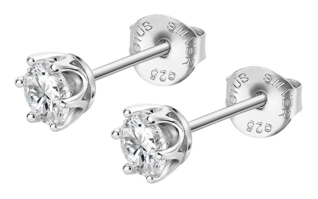 Lotus Silver Trblietavé náušnice so zirkónmi Essentials LP3716-4/1