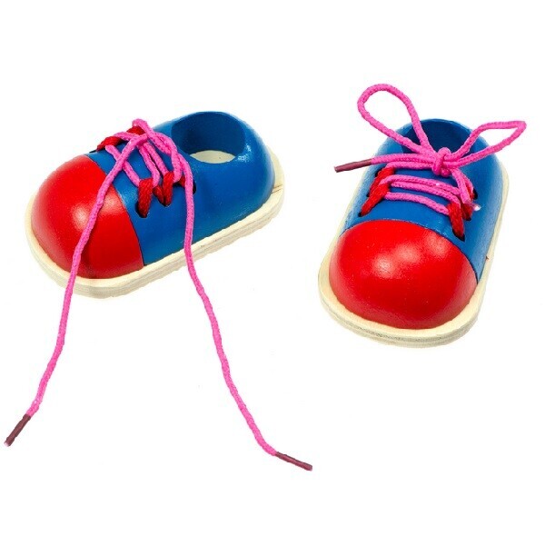 Vzdelávacia hračka na učenie viazania šnúrok