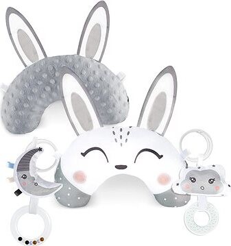 Nukido Polštářek s chrastítkem a kousátkem pro podložky Nukido