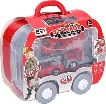 Wiky Vehicles Hasičská stanica v kufríku 44 × 17 × 19 cm