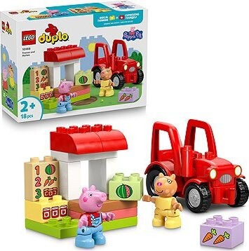 LEGO® DUPLO® Prasiatko Peppa 10468 Traktor a trh