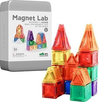 MNTL Mini magnetická stavebnice My Tiny World, 56 ks
