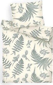 Dadka Povlečení flanel Kapradí banán 140 × 200, 70 × 90 cm