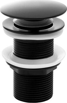 DuraHome Výpusť KLIK-KLAK, ARAO 46304, černá, matná, bez přepadu