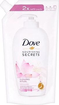 DOVE Lotosový kvet a ryžová voda tekuté mydlo náhradná náplň 500 ml