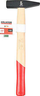 KREATOR Kladivo zámečnické s dřevěnou násadou 300 g KRTH90003