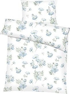 Dadka Povlečení bavlna 140 × 200 cm, 70 × 90 cm, Sasanka modré