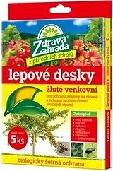Lepové dosky ZDRAVÁ ZÁHRADA žlté na vošky 15 × 20 cm 5 ks