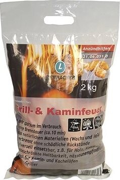 Lienbacher Podpaľovacie zmotky 2 kg pre kachle, kozuby a záhradné grily