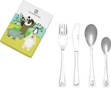 Zilverstad Súprava detských príborov, Divoká príroda, 4 ks