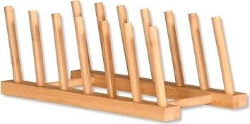 KESPER Stojan na 6 tanierov, 25 × 14 × 9,7 cm, bambus