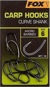 FOX Curve Shank Veľkosť 6 10 ks