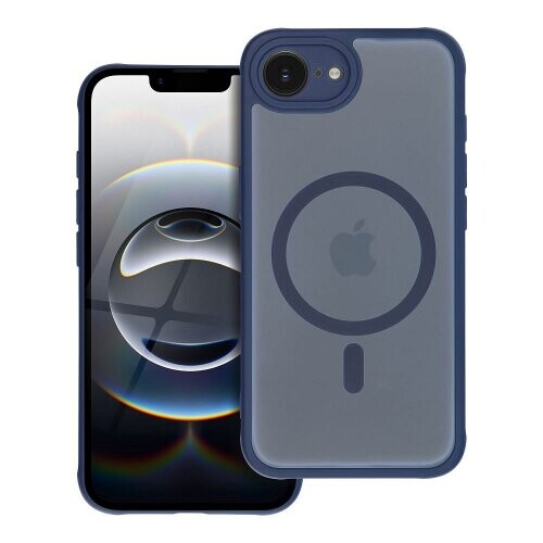 FULL MATTE MAG COVER case compatible with MagSafe for SAMSUNG A37 navy blue