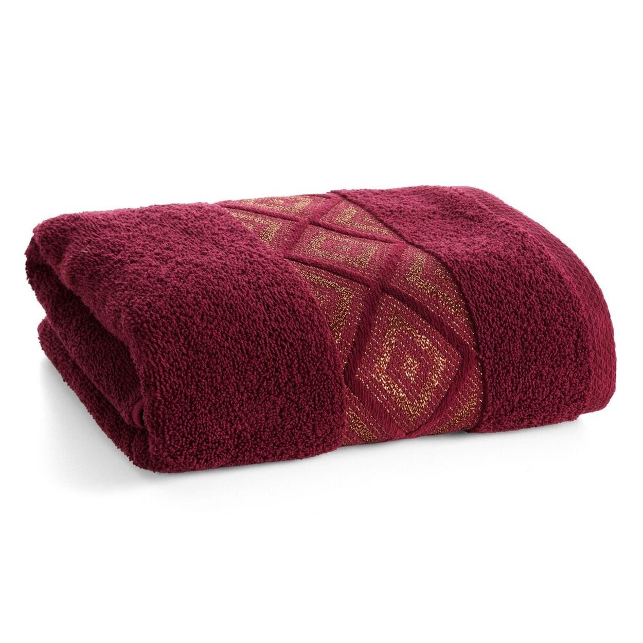 Bavlněný ručník Azari 50x90 cm vínový