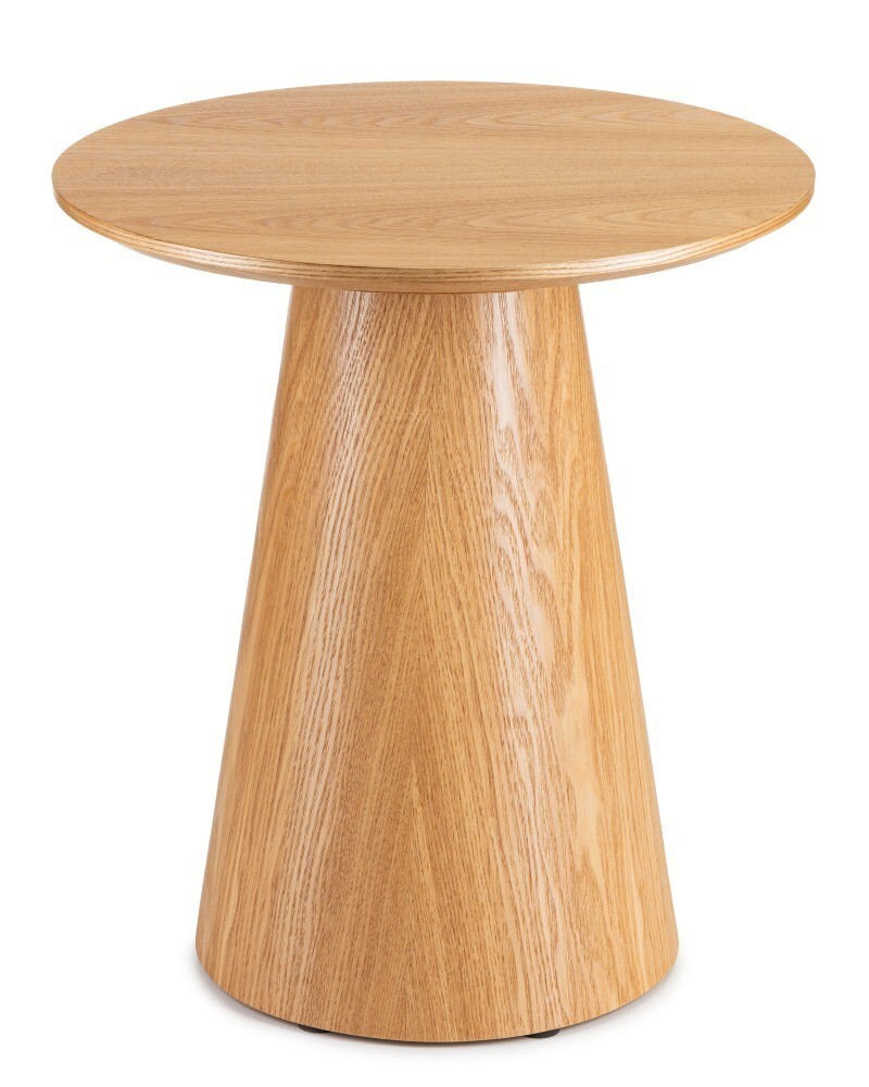 Kulatý konferenční stolek MILAN 45 cm dub přírodní