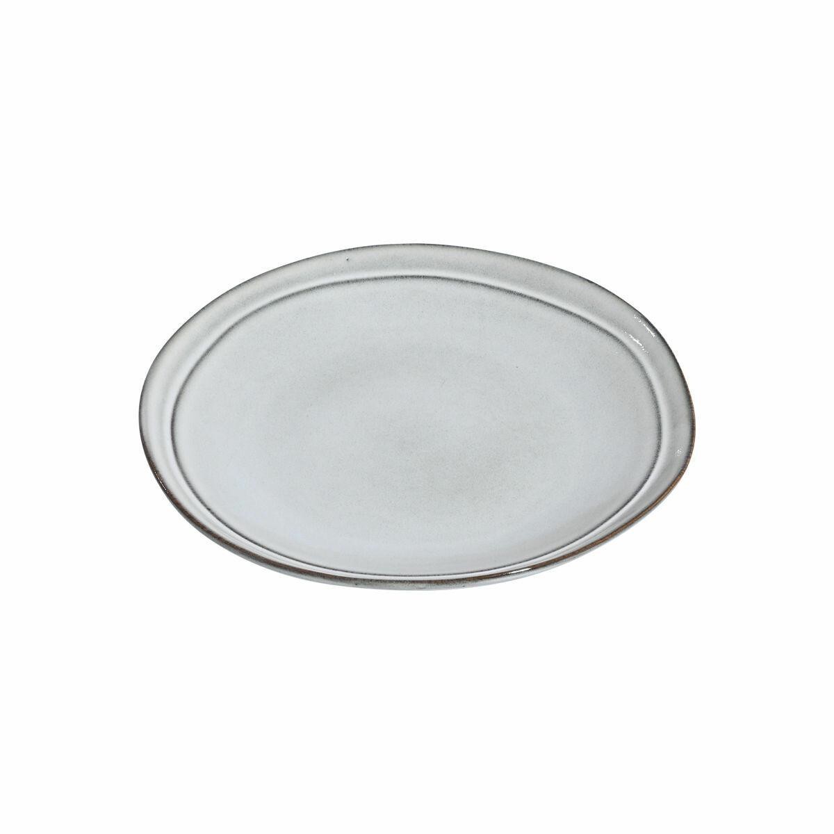 Mělký kameninový talíř Deline Dove 21 cm šedý