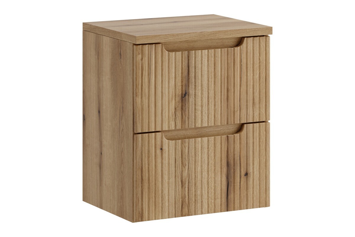 Závěsná skříňka pod umyvadlo Nova s deskou 50 cm dub coast evoke