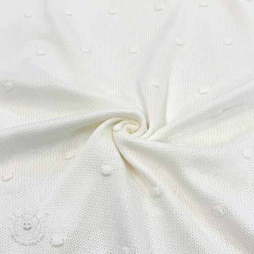 Svetrovina BIG KNIT DOT off white