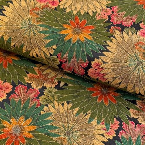 Dekoračná látka jacquard Matcha allover kaki