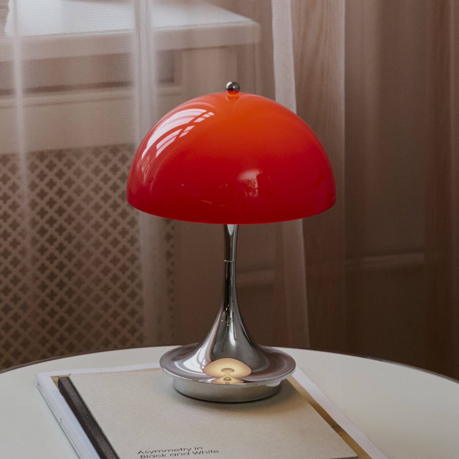 Louis Poulsen Panthella 160 Portable Original, opálovo-červená