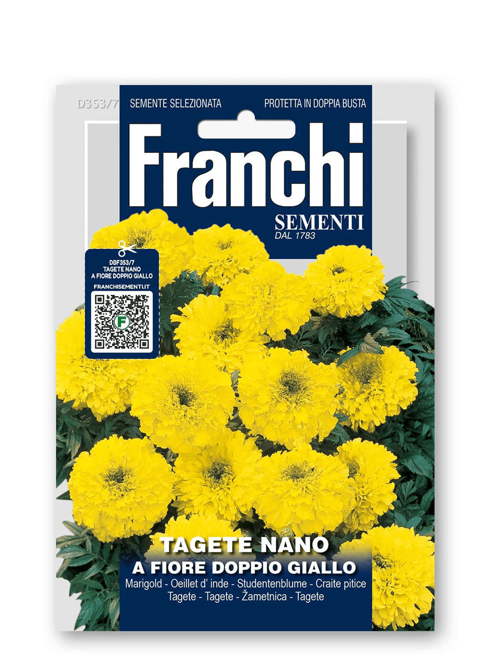 Franchi Aksamietnica nízka ŽLTÁ