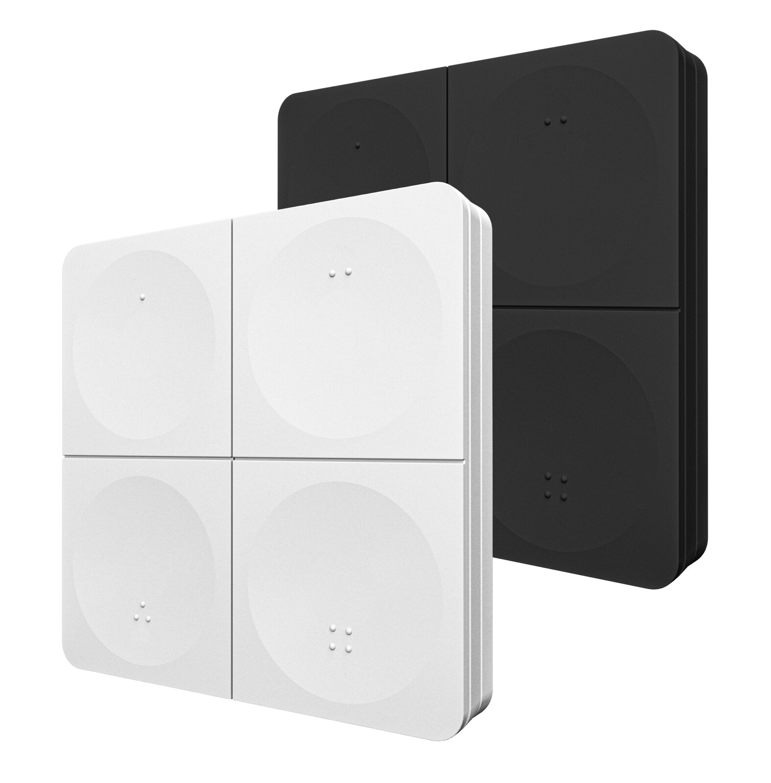 LED Solution Mi-Light MiBoxer RF bezdrôtový nástenný ovládač pre jednobarevné LED pásiky, 4-kanálový Vyberte farbu: Biela K4