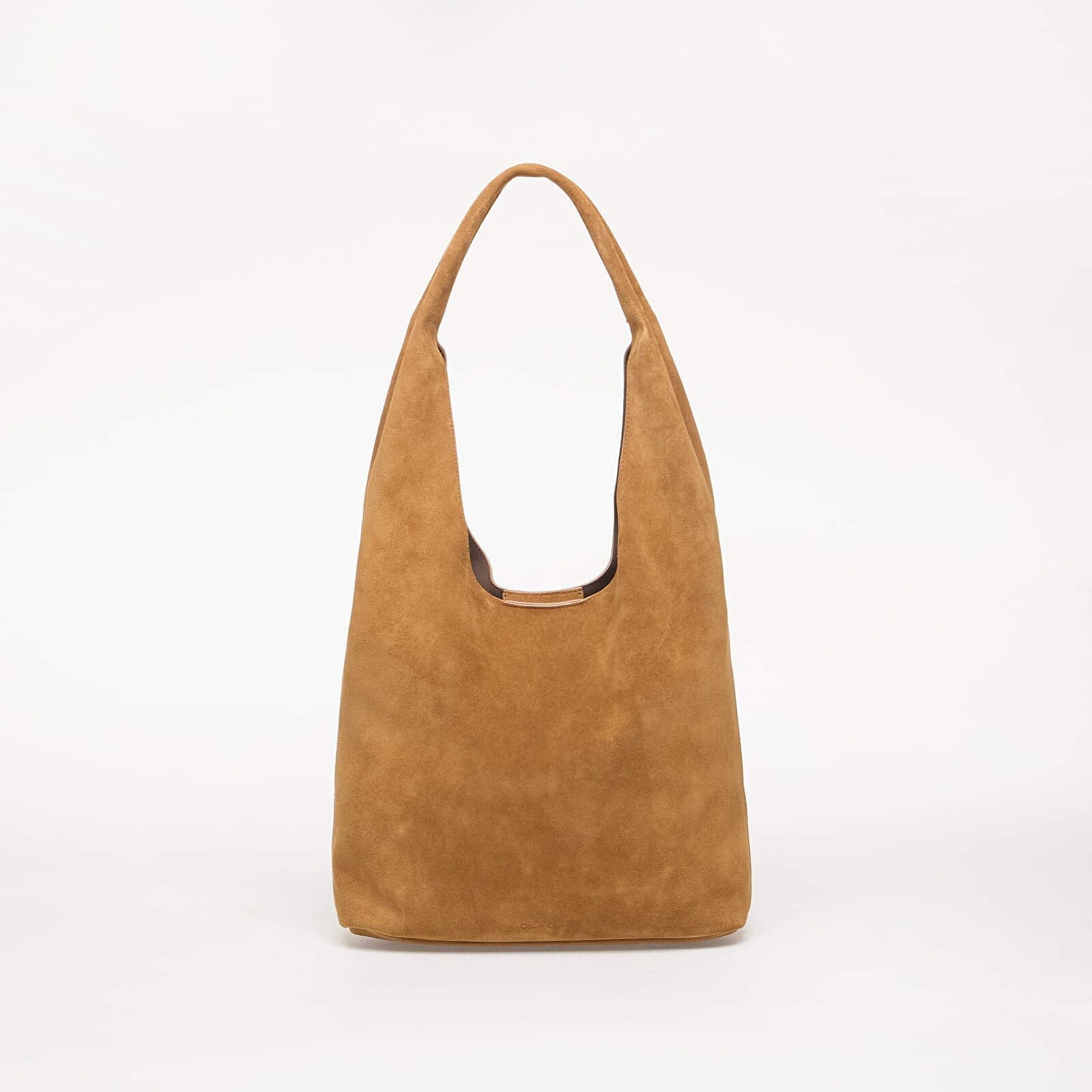 Taška Calvin Klein Slouchy Suede Leather Brown Universal