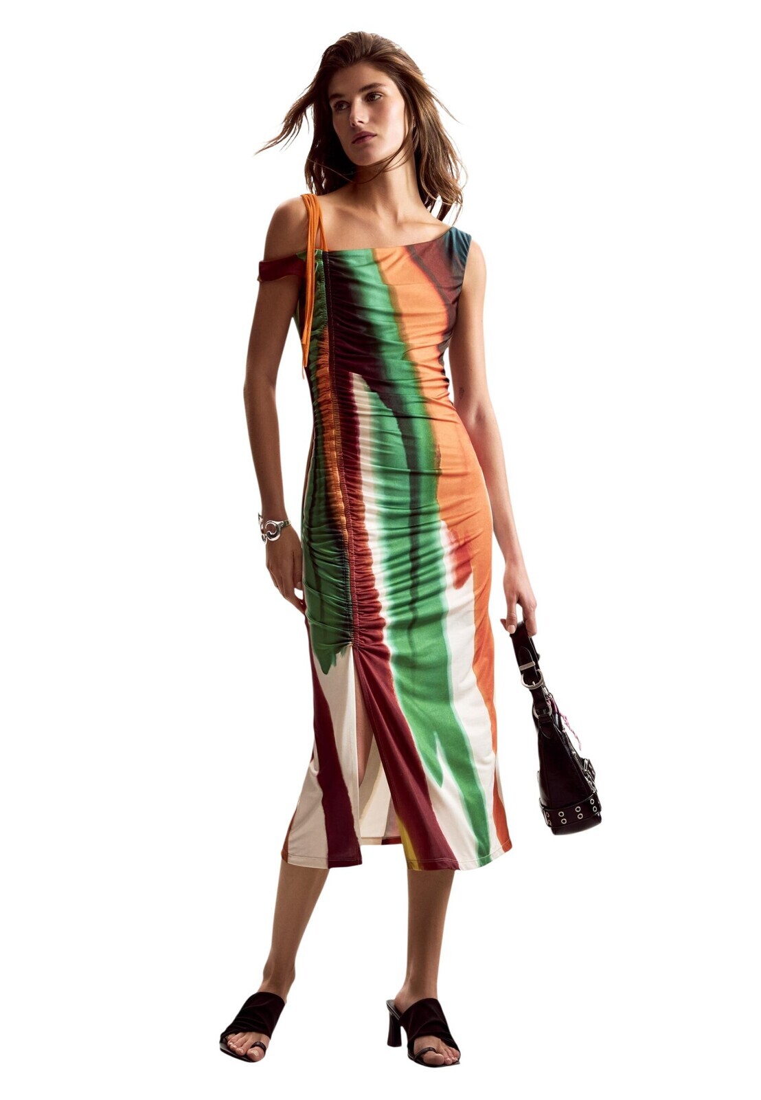 Desigual dámske šaty s pruhmi