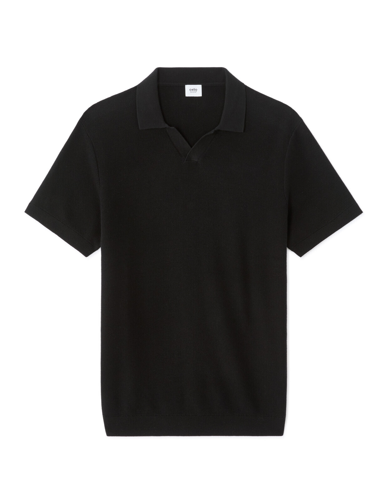 Čierne pánske polo tričko Celio